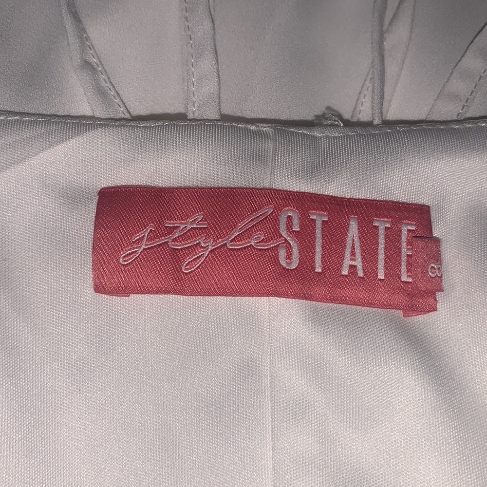 Style estate Dotted Swiss white summer dress. - Picture 4 of 6